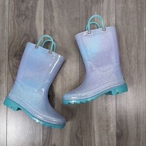 Western Chief Light-Up Waterproof Rain Boot Handles Size 12